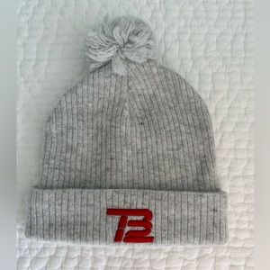 TB12 Fleece Lined Winter Hat in Grey